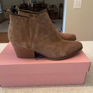 Crown Vintage Natural Tan Suede Bootie